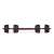 ModernHOME adjustable dumbbell set, 20kg, black and red, barbell