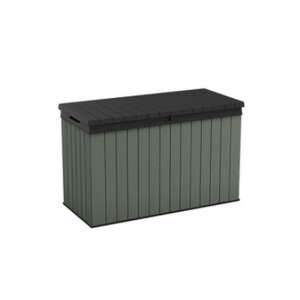 Cutie de depozitare Keter Darwin 662L verde cu capac - Dulapuri si lazi depozitare gradina