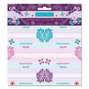 Ars Una Catalina Estrada Dragonfly füzetcímkék, 3 ív x 6 db, összesen 18 db - Füzetcímke