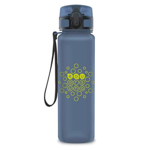 Kulacs 600 ml, matt Ars Una sötétkék kulacs, BPA mentes, csepegésmentes, hordozó pánttal