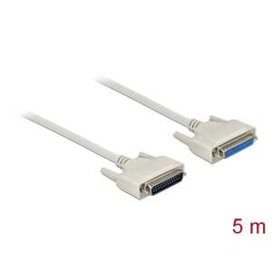 Delock D-Sub 25 tűs soros kábel, dugó-hüvely, 5 méter - Adatkábel