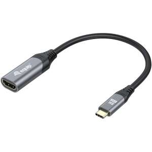 Adapter Equip USB-C do HDMI 2.1, 8K60Hz, 0.15m, szary - Konwerter USB