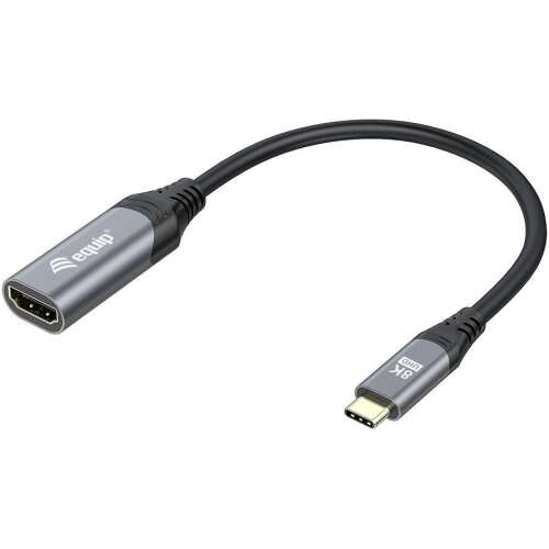 Adapter Equip USB-C do HDMI 2.1, 8K60Hz, 0.15m, szary