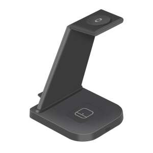 Newell induOne NL3232 3 az 1-ben vezeték nélküli töltő, fekete, 15W, okostelefonokhoz, Apple Watch-hoz és AirPods-hoz - Newell