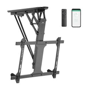 Maclean MC-880T Electric TV Wall Mount, Black, for 32-70 inch TVs, up to 35kg - Maclean