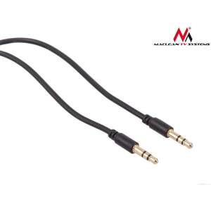 Kabel audio Maclean MCTV-815 Jack 3,5 mm, 1,5 m, czarny - Maclean