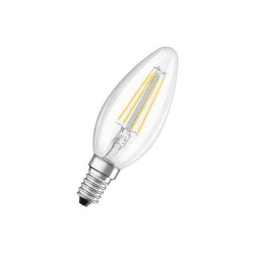 Vizualizare unghiulară a becului Osram E14 4W LED Filament Candle