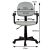 Akord FD-3 Szürke Forgószék Méretekkel