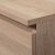 Close-up of Akord CL2 Sonoma Oak Nightstand Corner