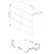 Akord 6-drawer dresser dimensions, technical drawing