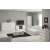 Akord CLP White Matte Dresser K140 in Living Room Setting