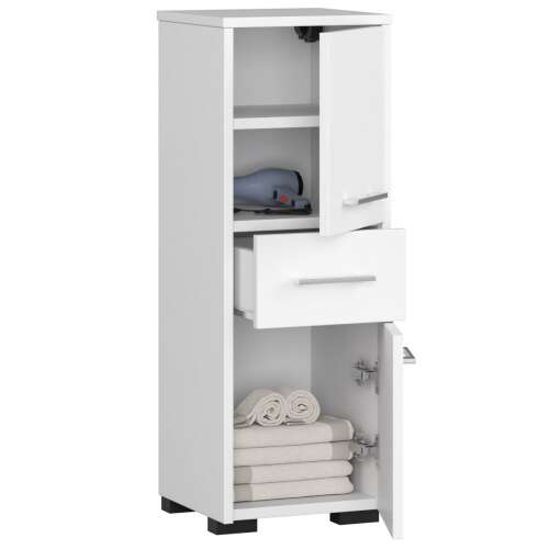 Szafka łazienkowa fin slate 30 2d 1sz 85cm biała