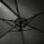 Akord CYNIA grauer Gartenschirm, Unteransicht