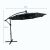 Akord MILIN 300cm sötétszürke LED-es terasz napernyő méretei.