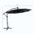 Размери на градински чадър Akord MILIN 300 см тъмно сив LED.