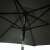 Akord Orient sötétszürke kerti napernyő, tetőváz közelkép