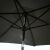 Akord Orient sötétszürke kerti napernyő, tetőváz közelkép