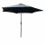 Akord Orient sötétszürke kerti napernyő elszigetelve fehér alapon