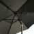 Akord Orient sötétszürke kerti napernyő, tetőváz közelkép