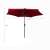 Akord ORIENT Red Patio Umbrella dimensions: 235cm height, 270cm width