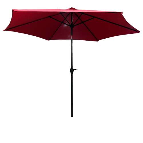 ORIENT red garden umbrella, tilt function, 270cm canopy, 235cm height