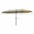 Akord TILIA bézs dupla kerti napernyő méretekkel