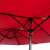 Akord TILIA Piros Napernyő Váz és Ponyva Alulnézet