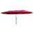 Akord TILIA Piros Dupla Kerti Napernyő Elszigetelve