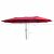 Akord TILIA Piros Dupla Kerti Napernyő Méretekkel