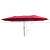 TILIA piros kerti napernyő, méretek, 270 x 460 cm, 245 cm magas