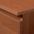 Close-up of Akord CLP Bookcase Drawer Corner, Alder Finish