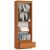 Akord CLP Wide Standing Bookcase with Drawer, Alder Finish
