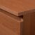 Close-up of Akord CLP Bookcase Drawer Corner, Alder Finish