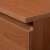 Close-up of the edge of the AKORD P180_60 office bookcase, showing the ABS edging