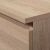 Close-up of AKORD Sonoma Oak wardrobe drawer
