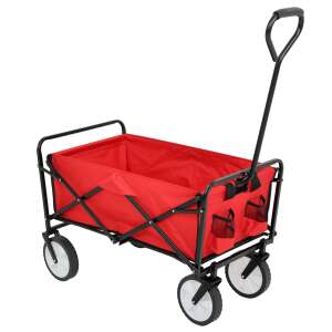TYRS Folding garden/touring trolley 145l - red