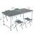 Akord AGIS camping table and chairs set with dimensions
