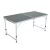 Akord AGIS camping table, angled view