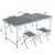 Akord AGIS camping table and chairs set with dimensions
