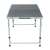AGIS camping table side view, grey