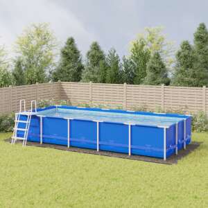 vidaXL világoszürke poliészter geotextília medencealátét 999 x 500 cm - Medence alátét