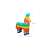 Lámás pinata játék, méretek, 56 x 41 x 13 cm, születésnapi party dekoráció