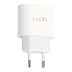 Pepita 20W USB-C Зарядно устройство, Бяло - Зарядно устройство за телефон