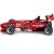 Oldalnézet a CaDA C52016W piros Formula versenyautó építőjáték