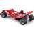 CaDA C52016W Formula Racing hátrahúzós piros versenyautó, összeszerelve, hátulnézet