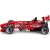 CaDA C52016W Formula Racing hátrahúzós piros versenyautó, összeszerelve, oldalnézet