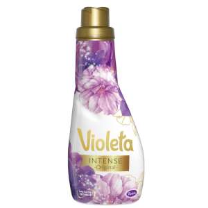 Омекотител за тъкани Violeta Intense Original, бутилка от 900 ml с флорален дизайн - Violeta