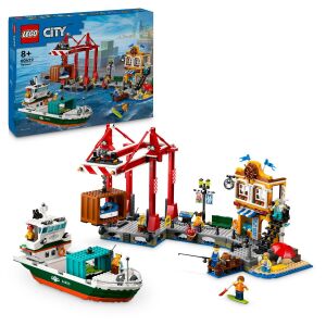 LEGO® CITY: Port i statek towarowy 60422