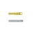 Leopardo mop handle end detail, yellow aluminum telescopic pole