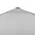 Springos XXL square cantilever patio umbrella, light gray, close-up of top